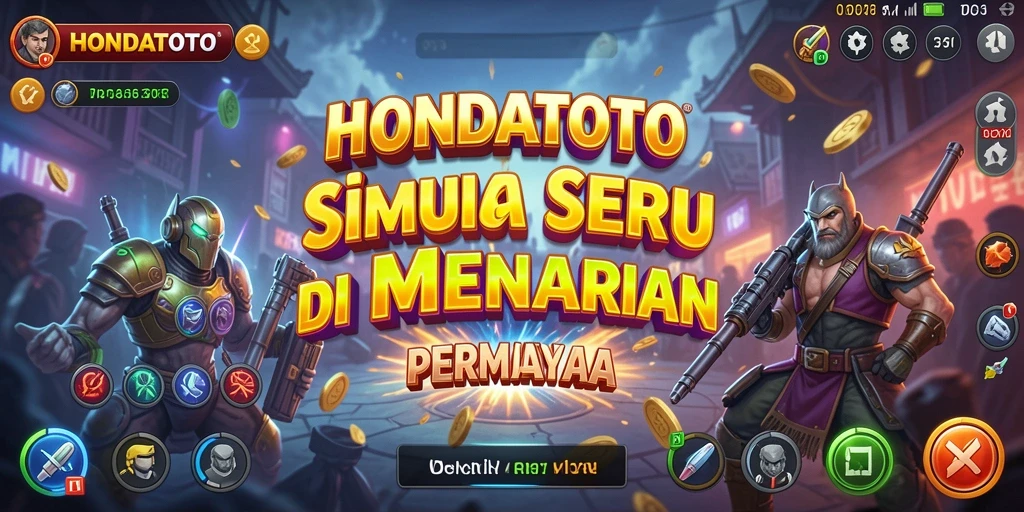 Tampilan screenshot HONDATOTO menampilkan momen seru dalam gameplay simulasi.