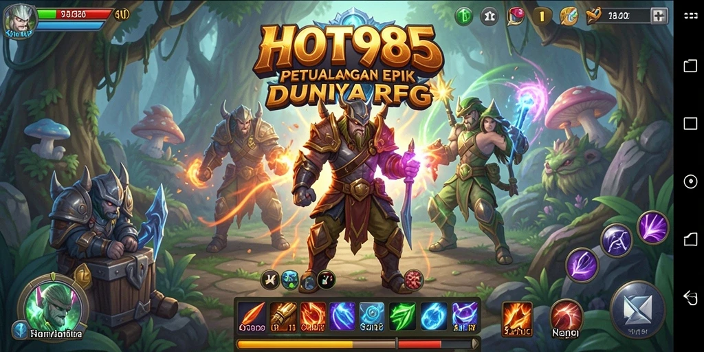Gameplay seru dalam <strong>HOT985</strong> dengan petualangan RPG yang mendalam.