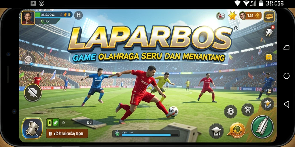 Screenshot gameplay LAPARBOS menampilkan pertarungan seru antar pemain.