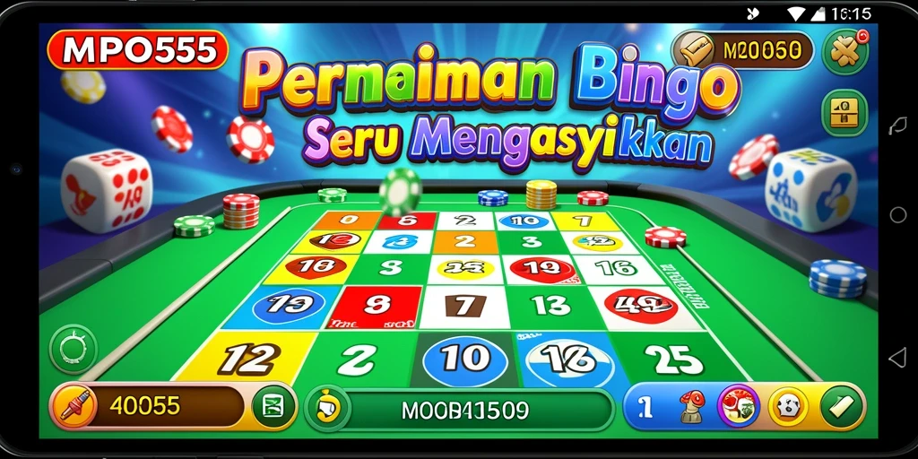 Tampilan gameplay menarik dari MPO555 yang menawarkan pengalaman Bingo seru.