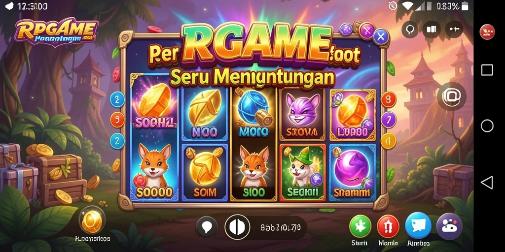 Tampilan gameplay Slot RPGAME dengan fitur menarik dan grafis yang memukau.